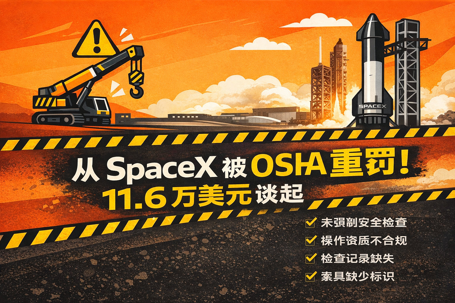 从 SpaceX 被 OSHA 重罚11.6万美元谈起：为什么员工安全，最终会落在 HR 身上？